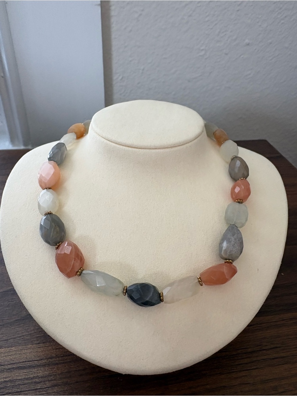 Multi-Color Stone Necklace